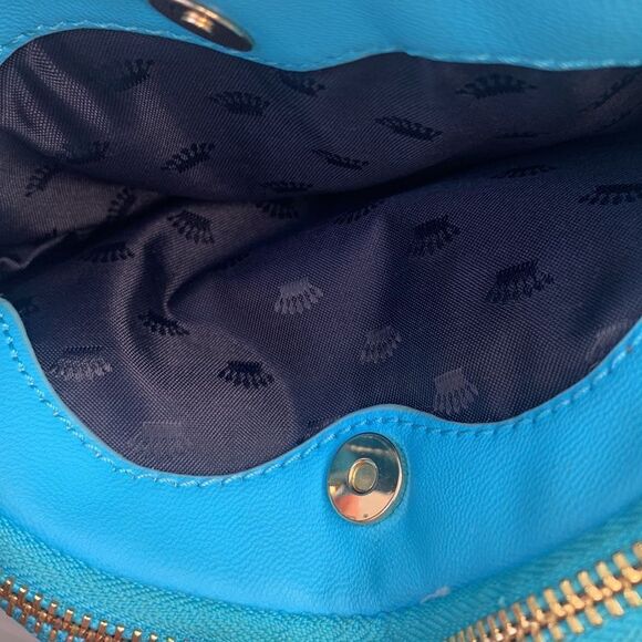 Juicy Couture Y2K Mini Crossbody in Tonic Turquoise with JC Logo - Picture 10 of 12